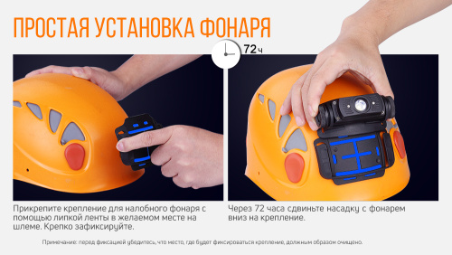 Крепление для каски/шлема Fenix ALG-03V2.0, ALG-03V20 фото 3